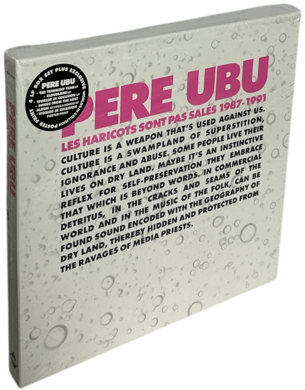 Pere Ubu Les Haricots Sont Pas Sales 1987-1991 UK Vinyl Box Set FIRELP459