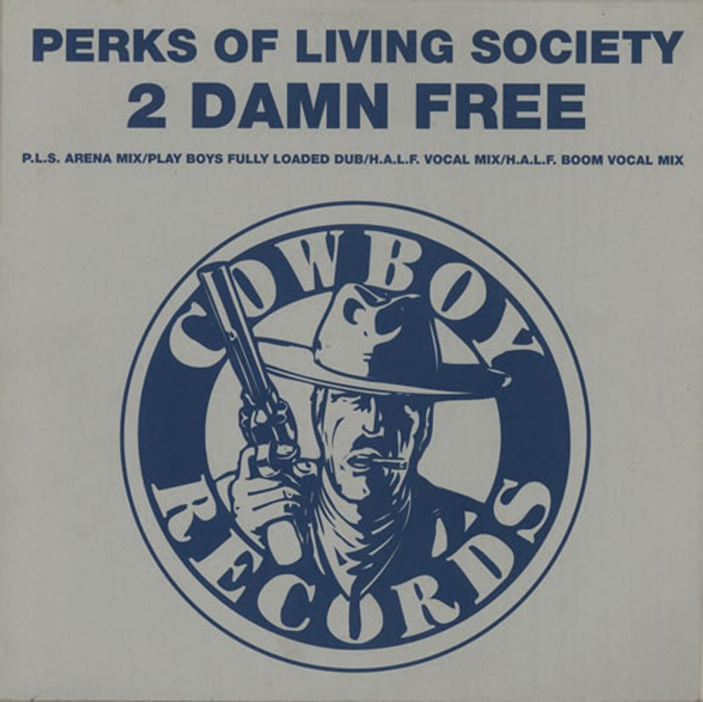 Perks Of Living Society 2 Damn Free UK 12" vinyl single (12 inch record / Maxi-single) RODEO94212