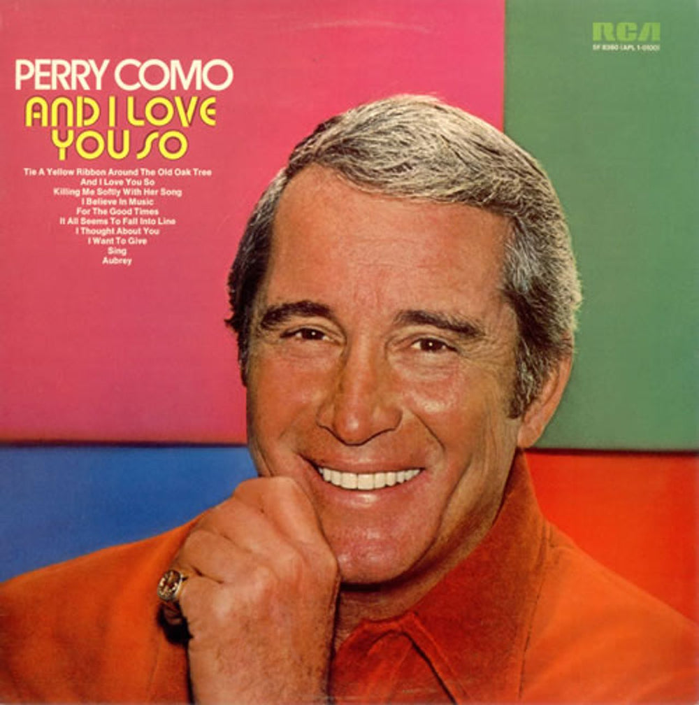 Perry Como And I Love You So UK vinyl LP album (LP record) SF8360