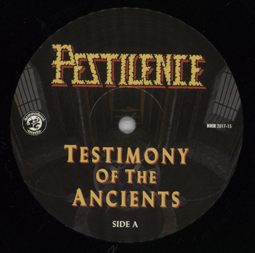 Pestilence Testimony Of The Ancients - 180gm Dutch vinyl LP album (LP record) P45LPTE840923