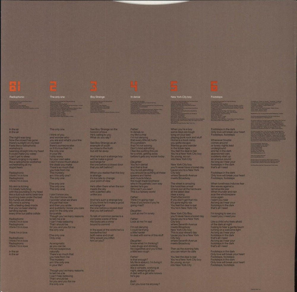 Pet Shop Boys Nightlife - New Old Stock UK vinyl LP album (LP record) 1999