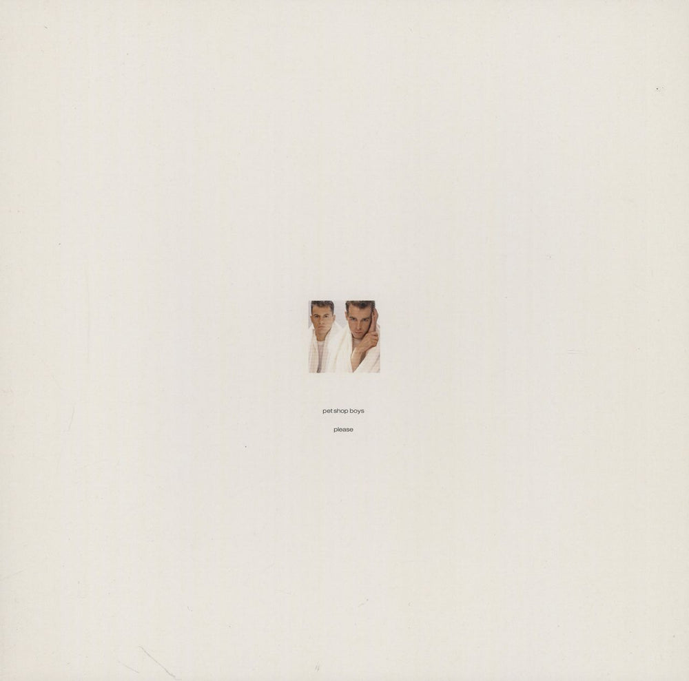 Pet Shop Boys Please - 180gram UK vinyl LP album (LP record) 0190295832759