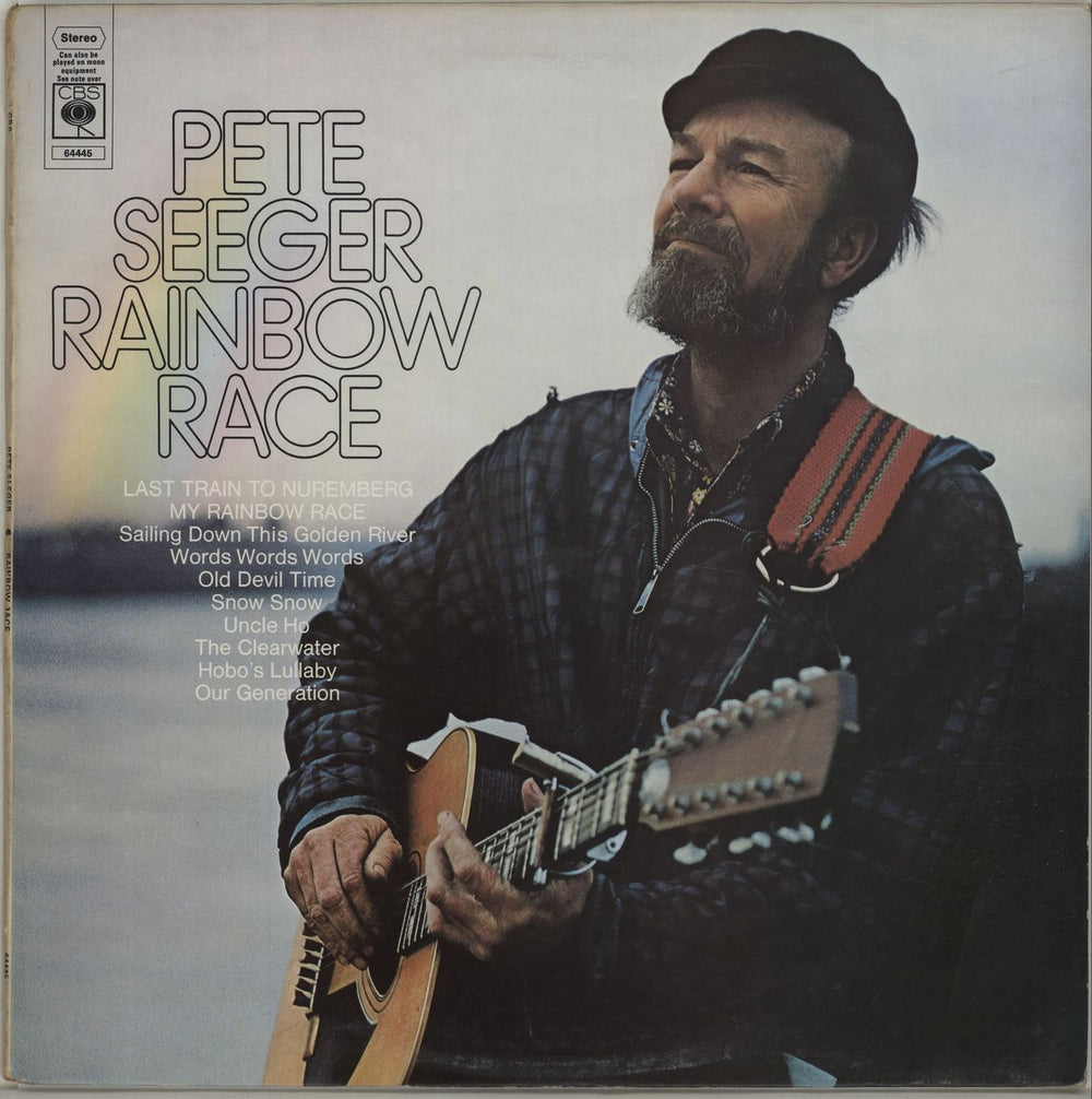 Pete Seeger Rainbow Race UK vinyl LP album (LP record) 64445