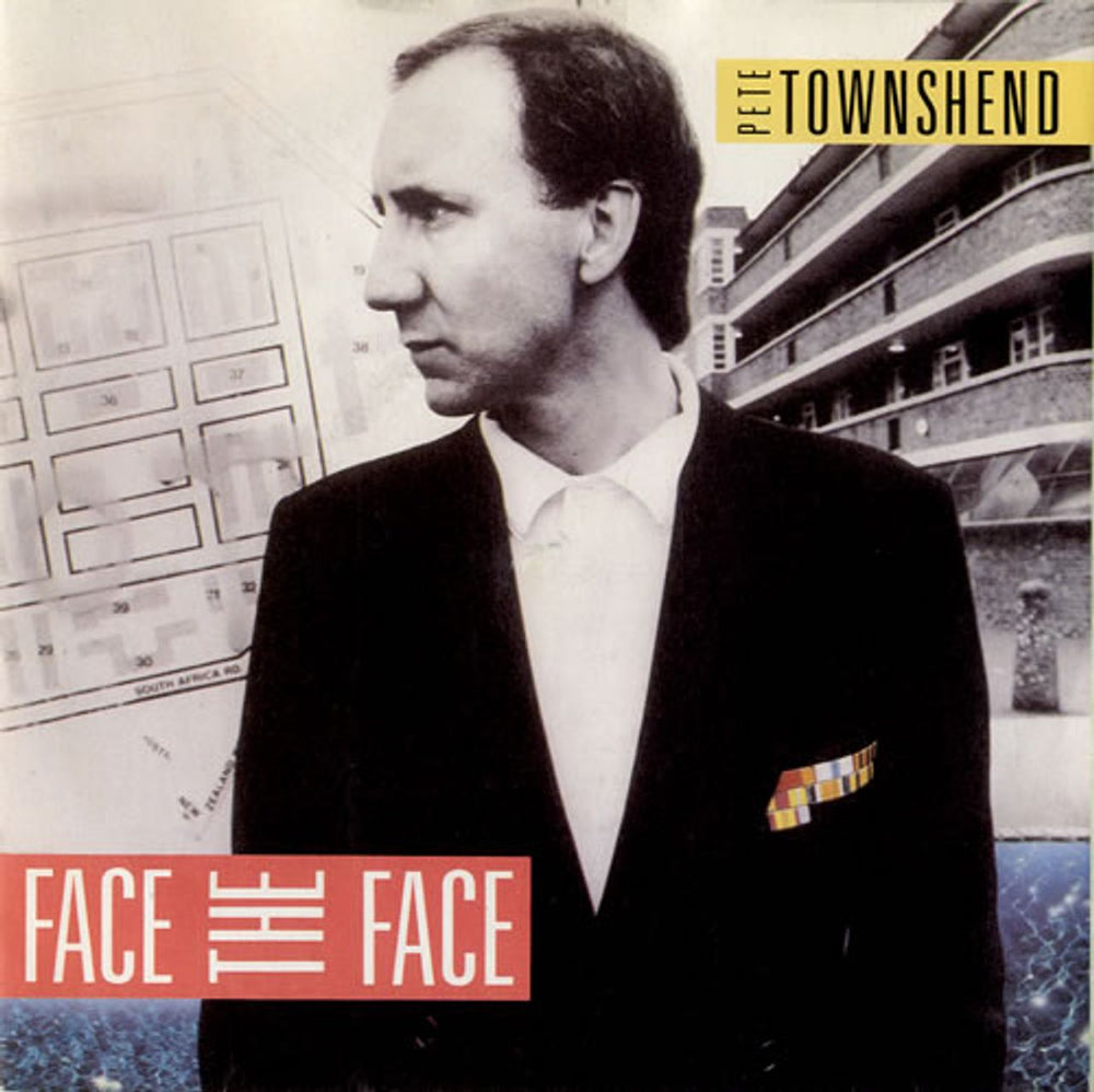 Pete Townshend Face The Face UK 7" vinyl single (7 inch record / 45) U8859