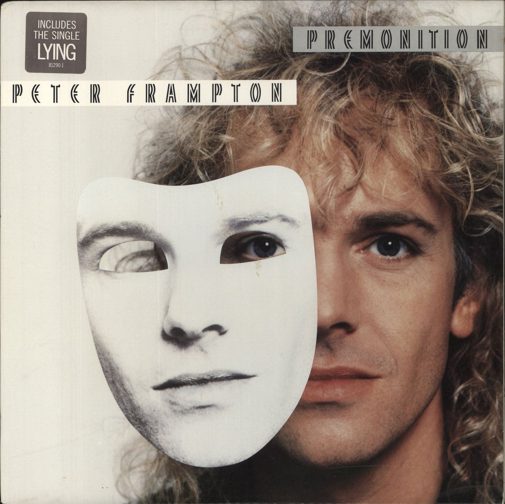 Peter Frampton Premonition - stickered p/s US vinyl LP album (LP record) 81290-1