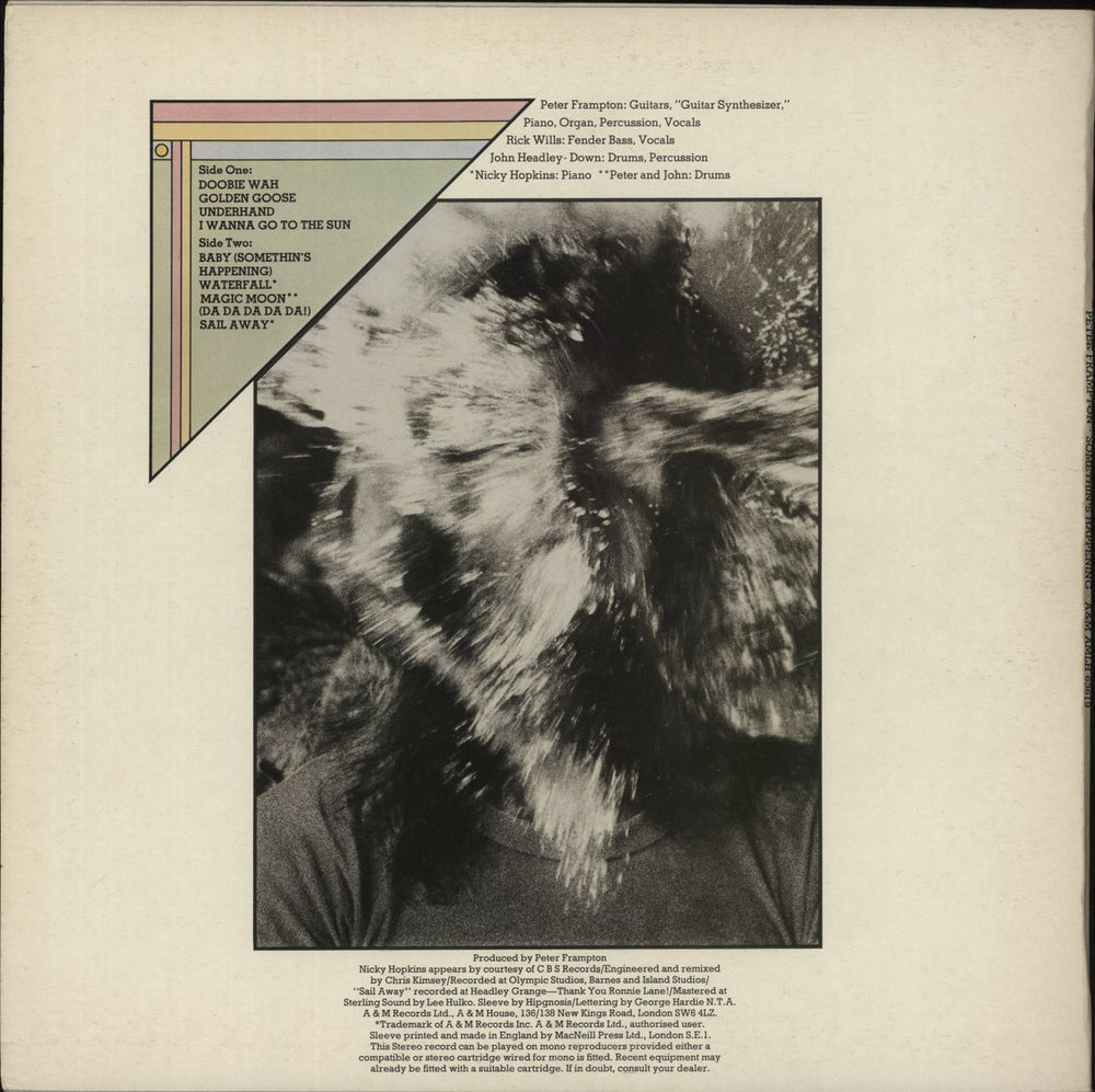 Peter Frampton Somethin's Happening UK vinyl LP album (LP record)