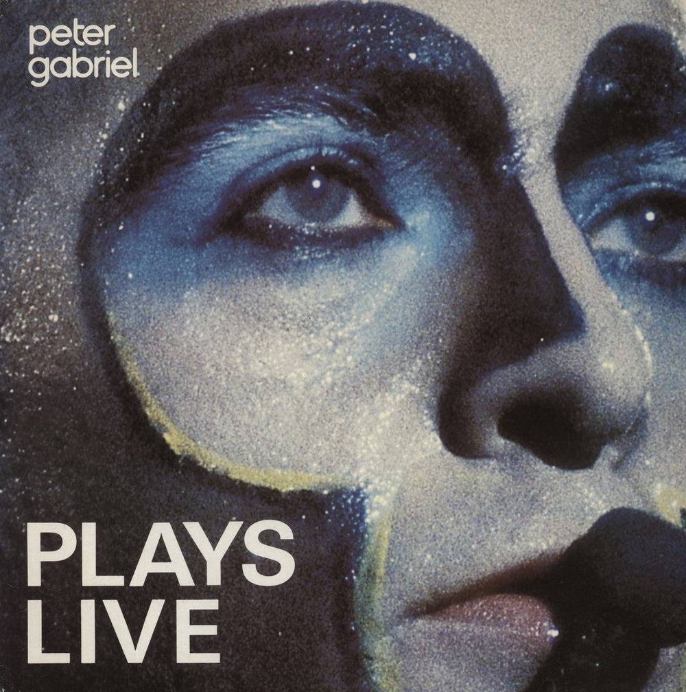 Peter Gabriel Plays Live - Promo Stamped Sleeve UK Promo 2-LP vinyl record set (Double LP Album) PGDL1