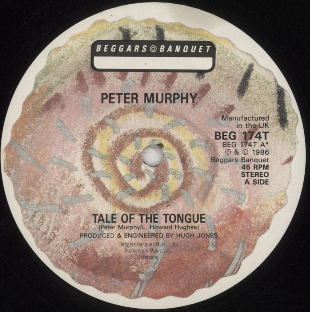 Peter Murphy Tale Of The Tongue UK 12" vinyl single (12 inch record / Maxi-single) PEM12TA84029