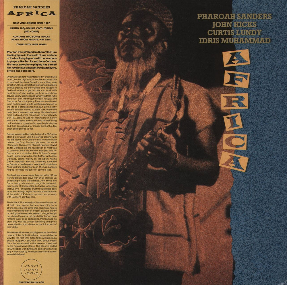 Pharoah Sanders Africa - 180gm US 2-LP vinyl record set (Double LP Album) TWM25