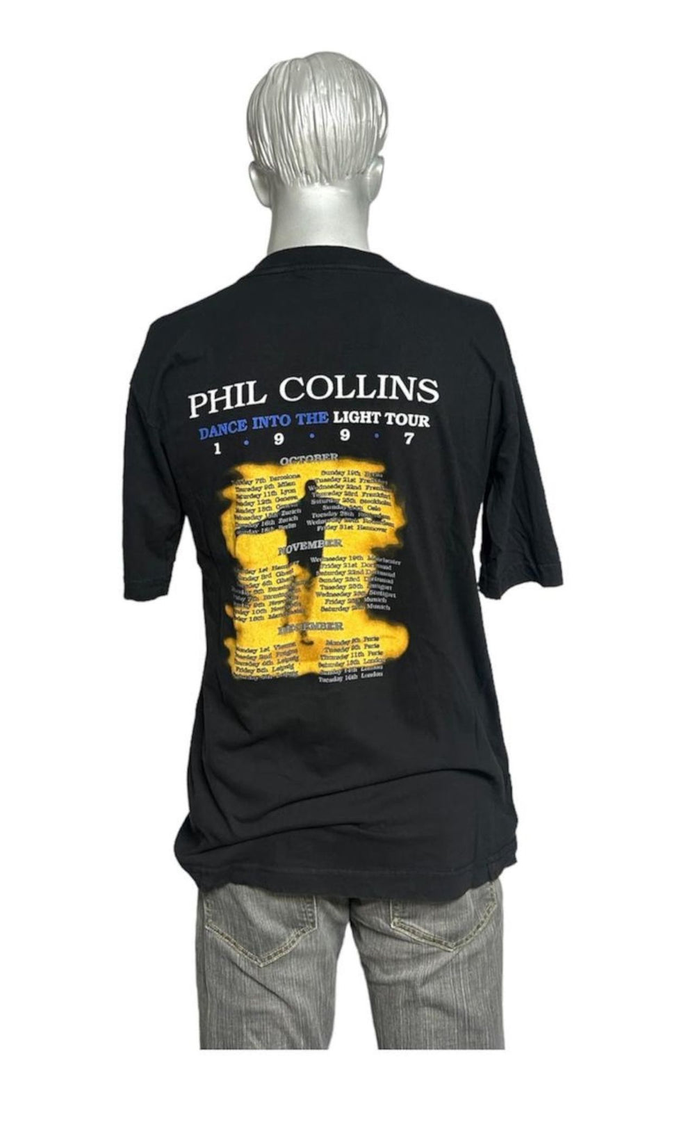 Phil Collins Dance Into The Light Tour T-Shirt '97 - XL UK t-shirt COLTSDA842619