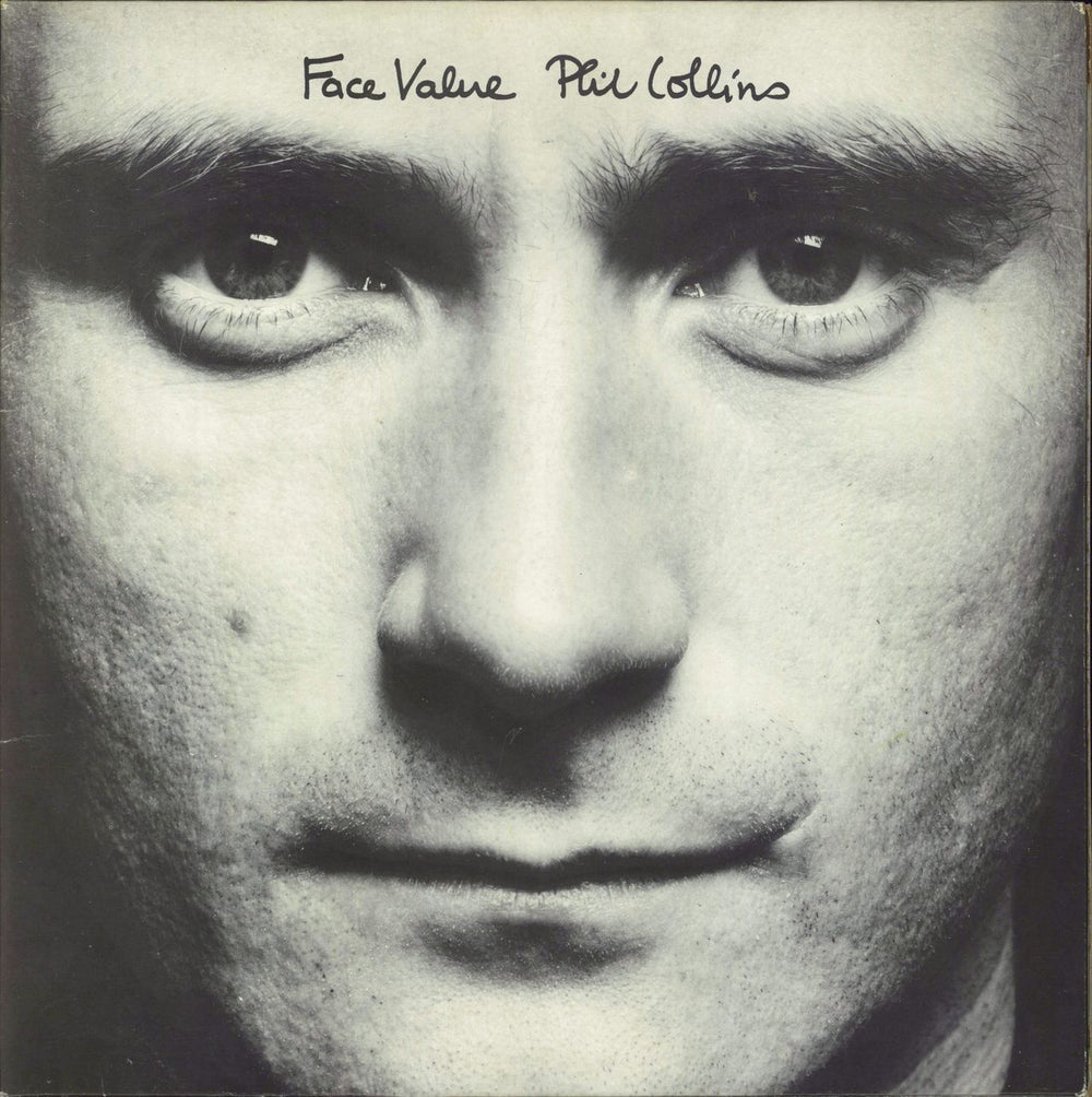 Phil Collins Face Value - Smooth sleeve - EX UK vinyl LP album (LP record) V2185