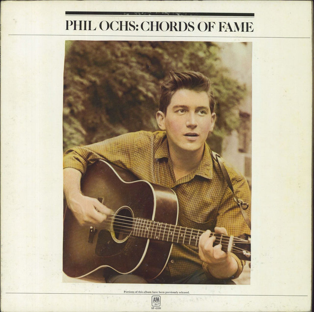 Phil Ochs Chords Of Fame US 2-LP vinyl record set (Double LP Album) SP-4599