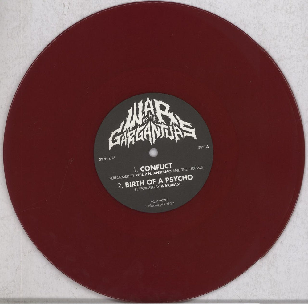 Phillip H. Anselmo & The Illegals War Of The Gargantuas - Purple Vinyl UK 10" vinyl single (10 inch record) 6I410WA835153