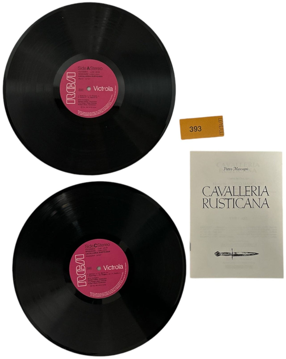 Pietro Mascagni Cavalleria Rusticana Italian Vinyl Box Set P0EVXCA845521