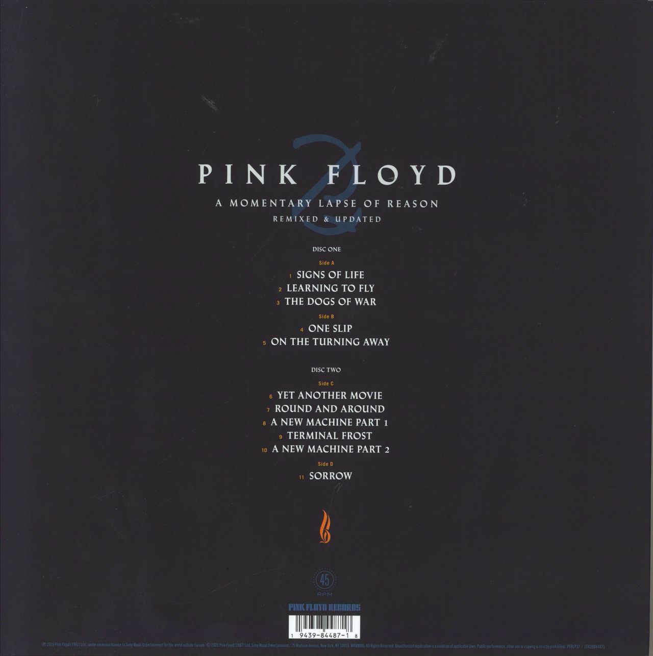 Pink Floyd - A Momentary Lapse of Reason (Remixed & popular Updated) [2021 45RPM New]