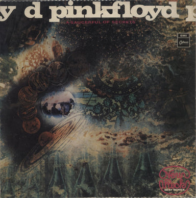 Pink Floyd A Saucerful Of Secrets - Red Vinyl - EX Japanese vinyl LP album (LP record) OP-8743