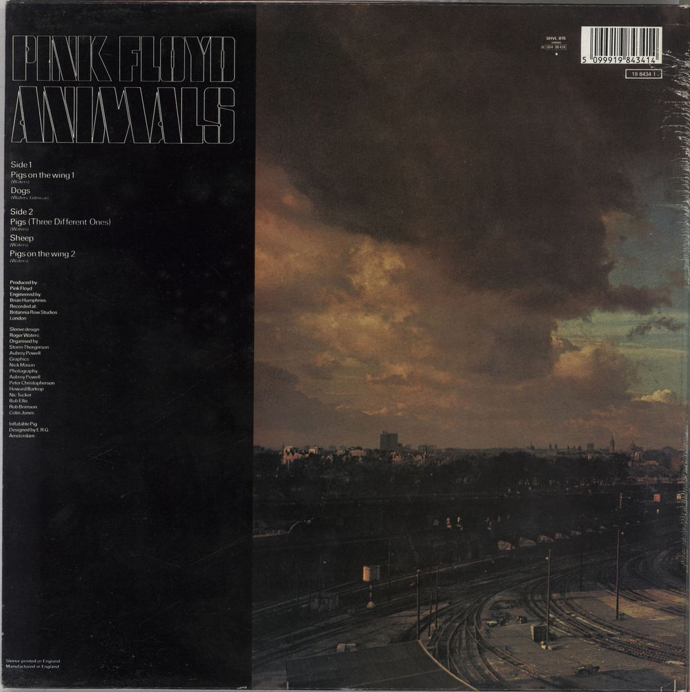 Pink Floyd Animals - Barcoded - VG UK vinyl LP album (LP record)