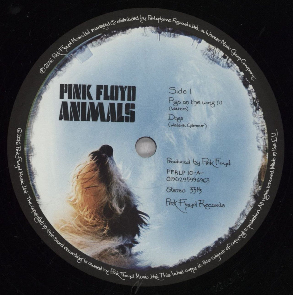 Pink Floyd Animals: Remastered - 180 Gram Vinyl - EX UK vinyl LP album (LP record) PINLPAN825741