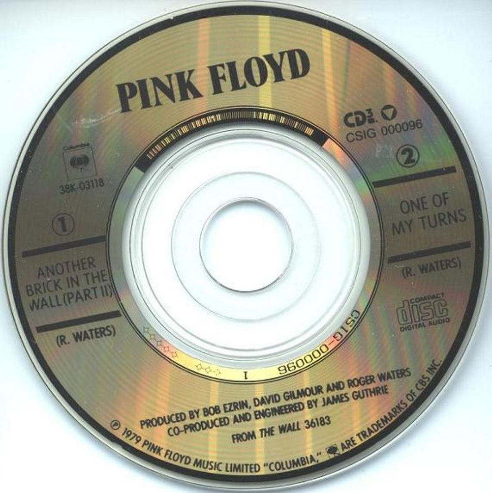 Pink Floyd Another Brick In The Wall US 3