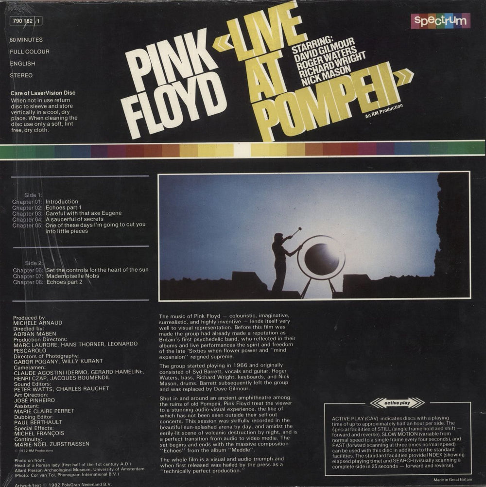 Pink Floyd Live At Pompeii - Display Item UK laserdisc / lazerdisc