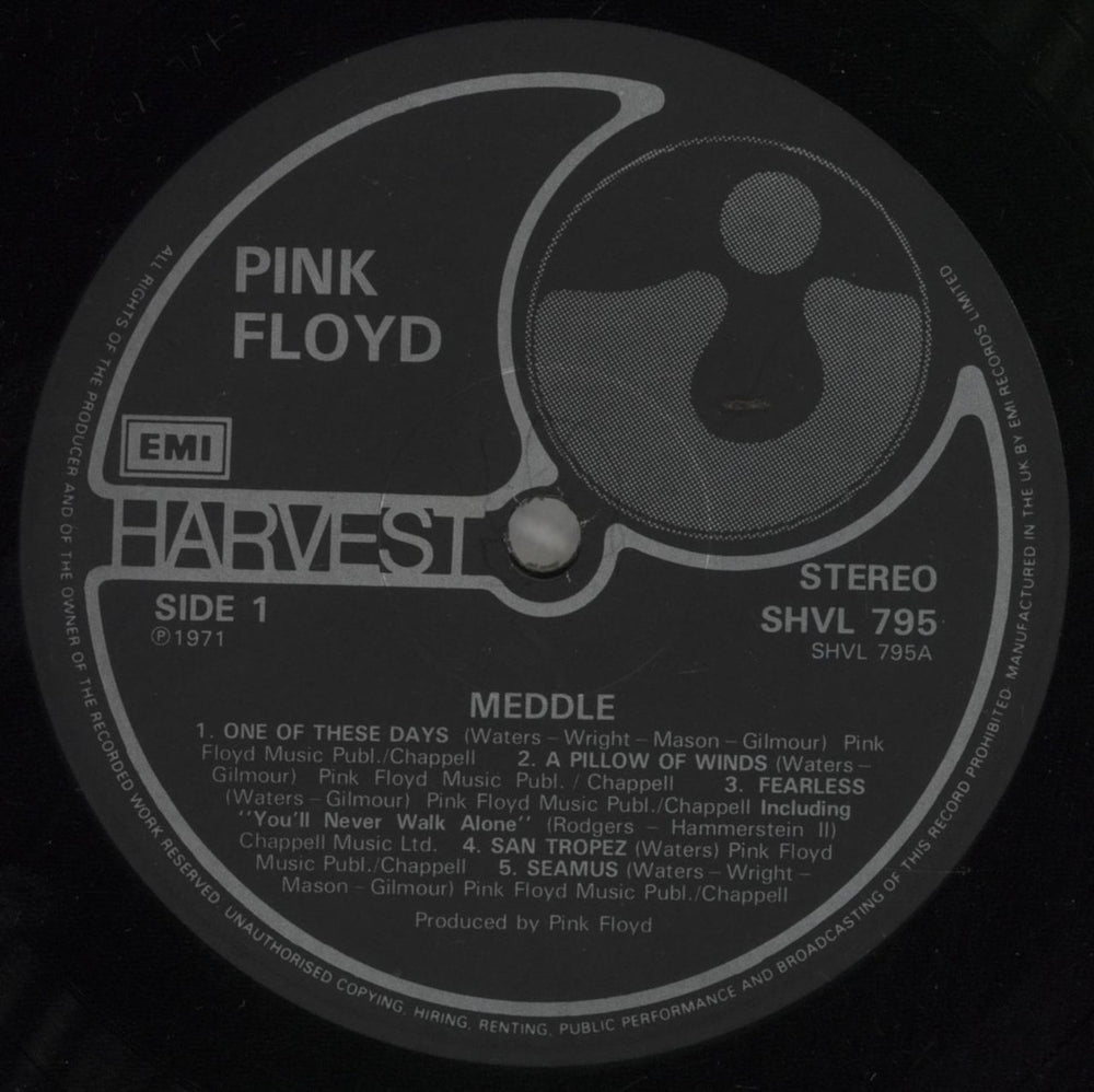 Pink Floyd Meddle - 7th - EX UK vinyl LP album (LP record) PINLPME699238