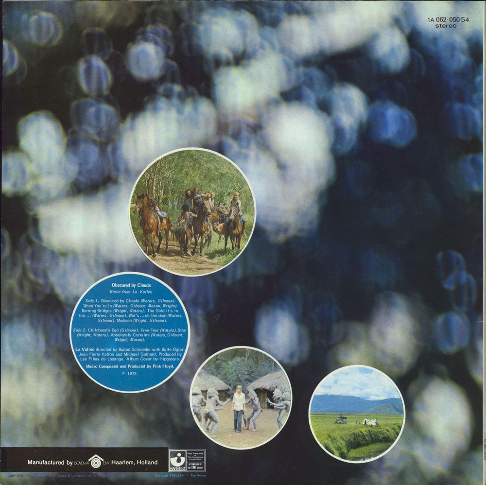 Pink Floyd Obscured By Clouds Dutch vinyl LP album (LP record)