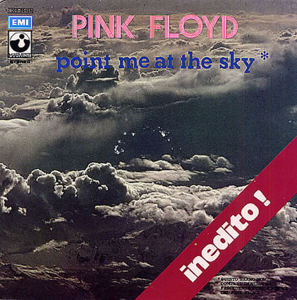 Pink Floyd Point Me At The Sky - 1st - P/S - EX Italian 7" vinyl single (7 inch record / 45) 3C006-05459