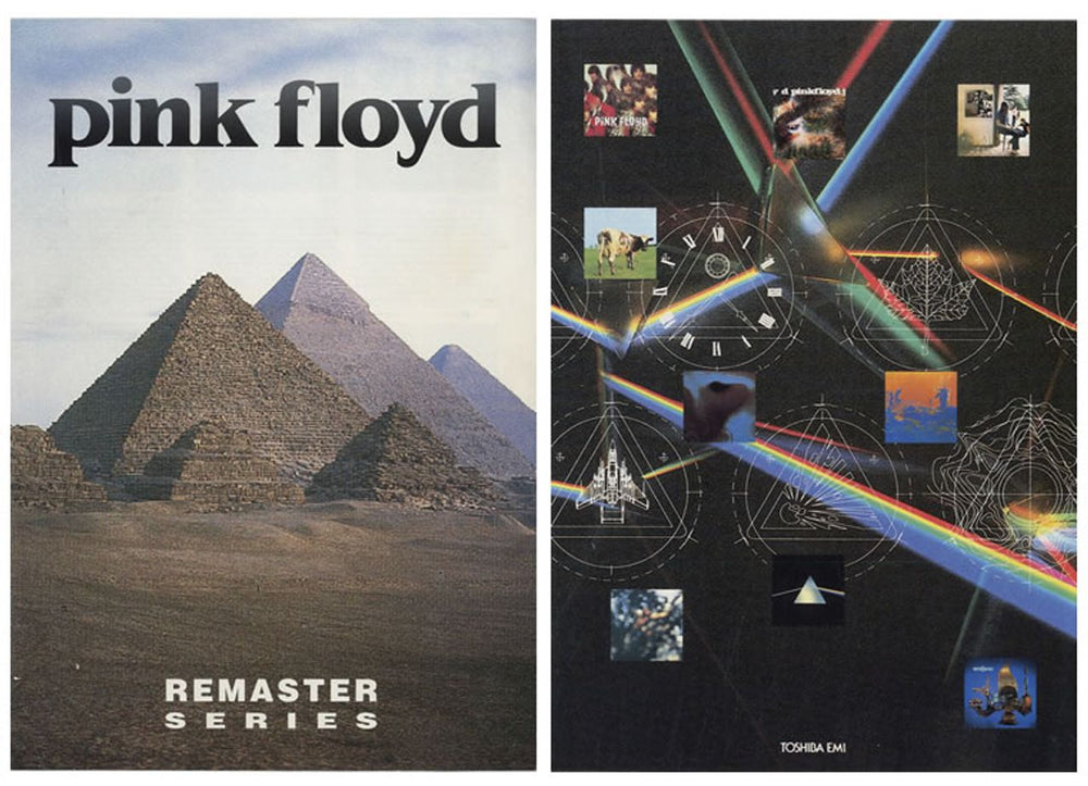 Pink Floyd Remaster Series Leaflet Japanese Promo handbill PROMOTIONAL HANDBILL