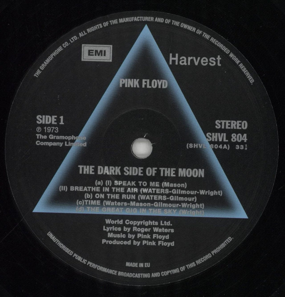 Pink Floyd The Dark Side Of The Moon - 30th - VG UK vinyl LP album (LP record) PINLPTH747386