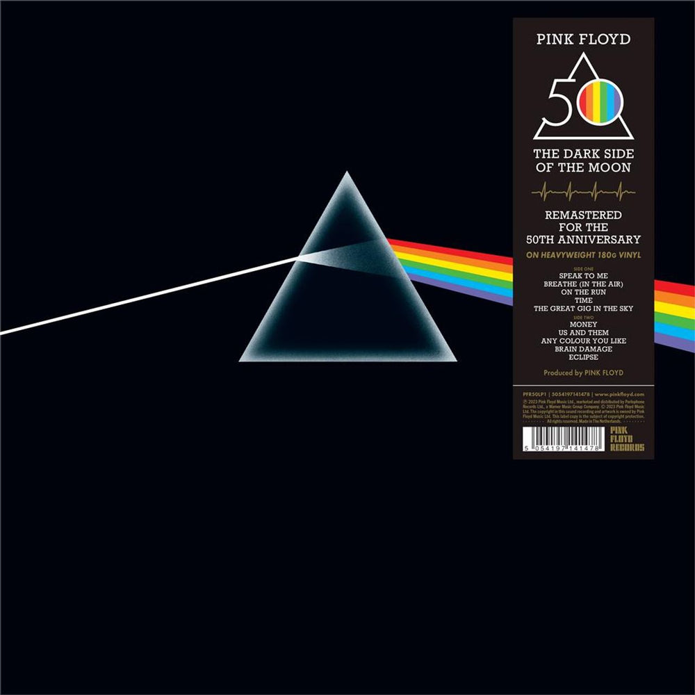 Pink Floyd 2-Album Vinyl Lot The Wall/Dark Side of authentic the Moon