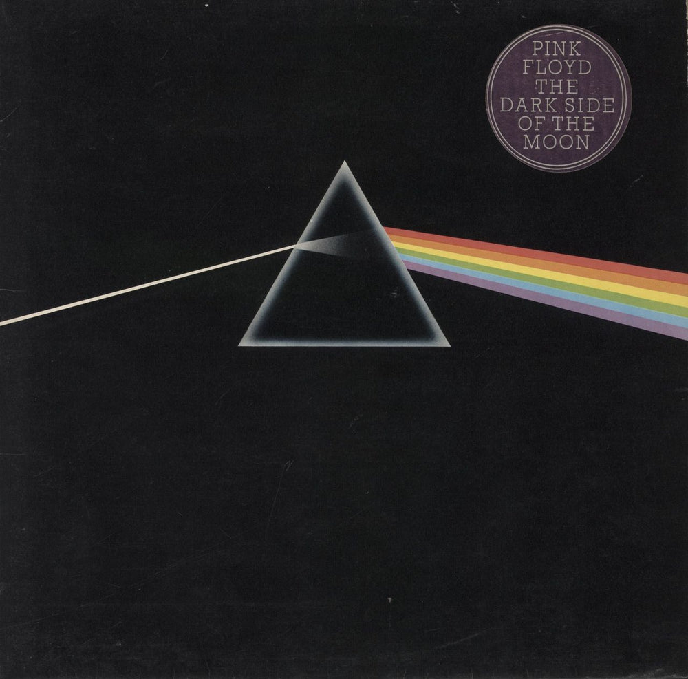 Pink Floyd The Dark Side Of The Moon - 5th - Complete Stickered - EX UK vinyl LP album (LP record) SHVL804