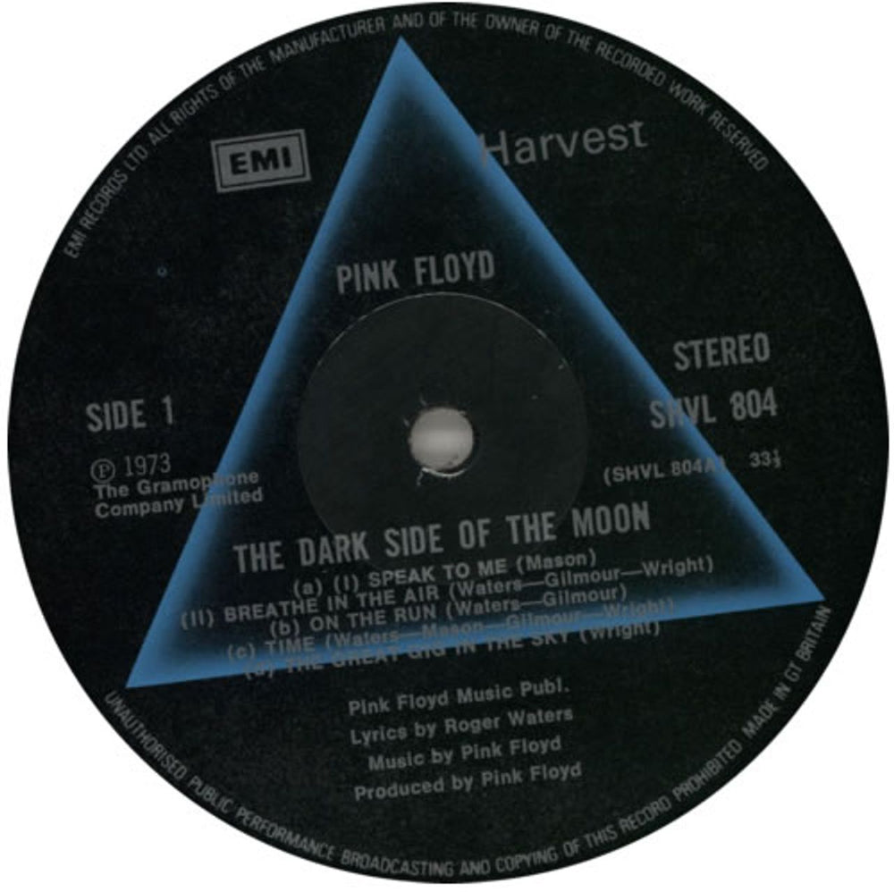 Pink Floyd The Dark Side Of The Moon - 7th + Posters UK vinyl LP album (LP record) PINLPTH566209