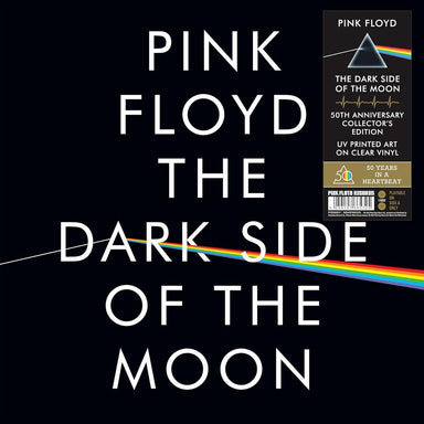 Pink Floyd The Dark Side Of The Moon - UV Printed Art On Clear Vinyl - Sealed UK 2-LP vinyl record set (Double LP Album) PIN2LTH834348