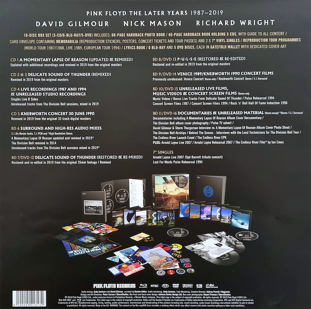 Pink Floyd The Later Years - Super Deluxe Box Set UK box set 2019