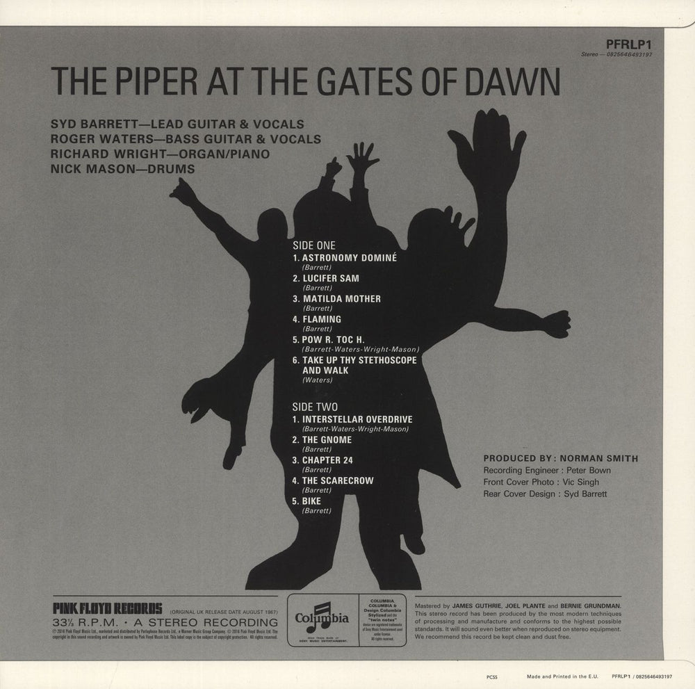 Pink Floyd The Piper At The Gates Of Dawn - 180gm UK vinyl LP album (LP record) 825646493197