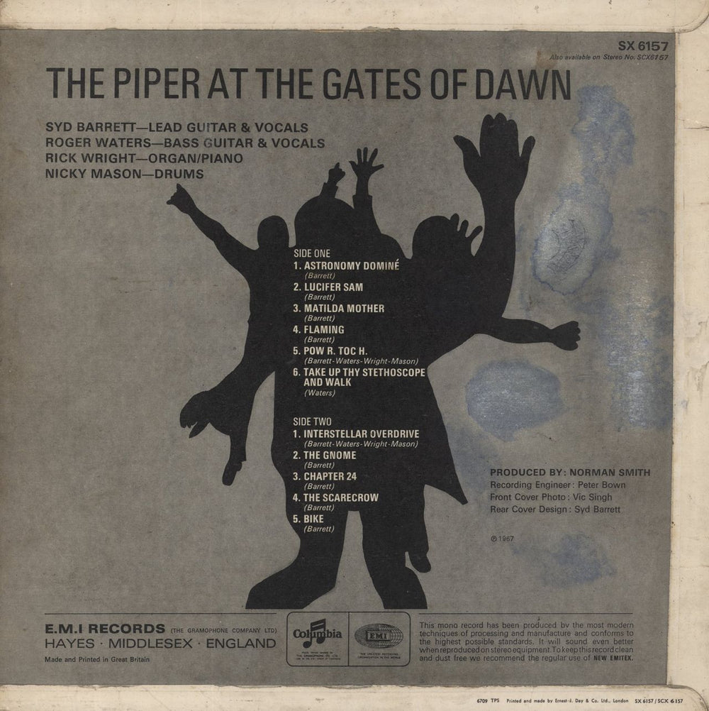 Pink Floyd The Piper At The Gates Of Dawn - 1st (a) - G UK vinyl LP album (LP record)