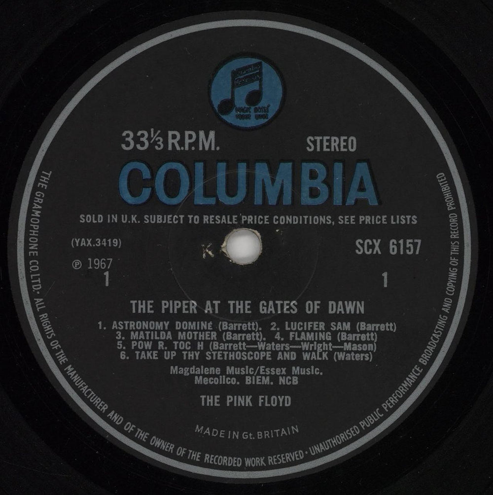 Pink Floyd The Piper At The Gates Of Dawn - 1st (b) - EX UK vinyl LP album (LP record) PINLPTH742510