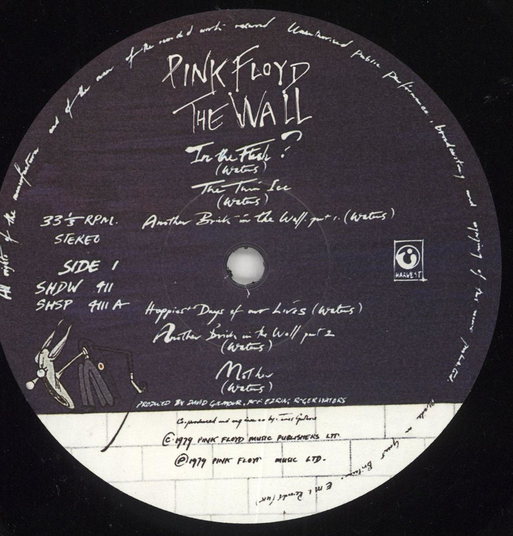 Pink Floyd The Wall - 180gram Vinyl UK 2-LP vinyl record set (Double LP Album) PIN2LTH727839