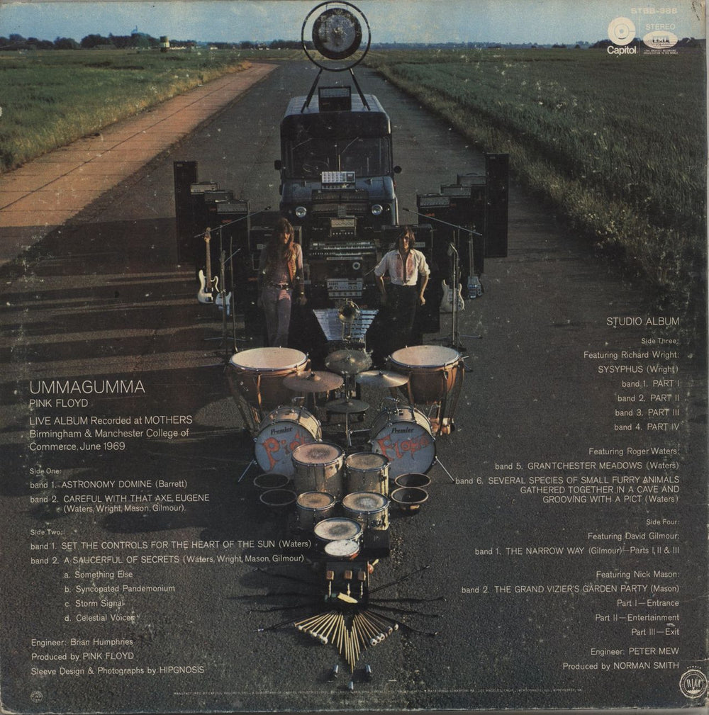 Pink Floyd Ummagumma - 3rd - Winchester press US 2-LP vinyl record set (Double LP Album)