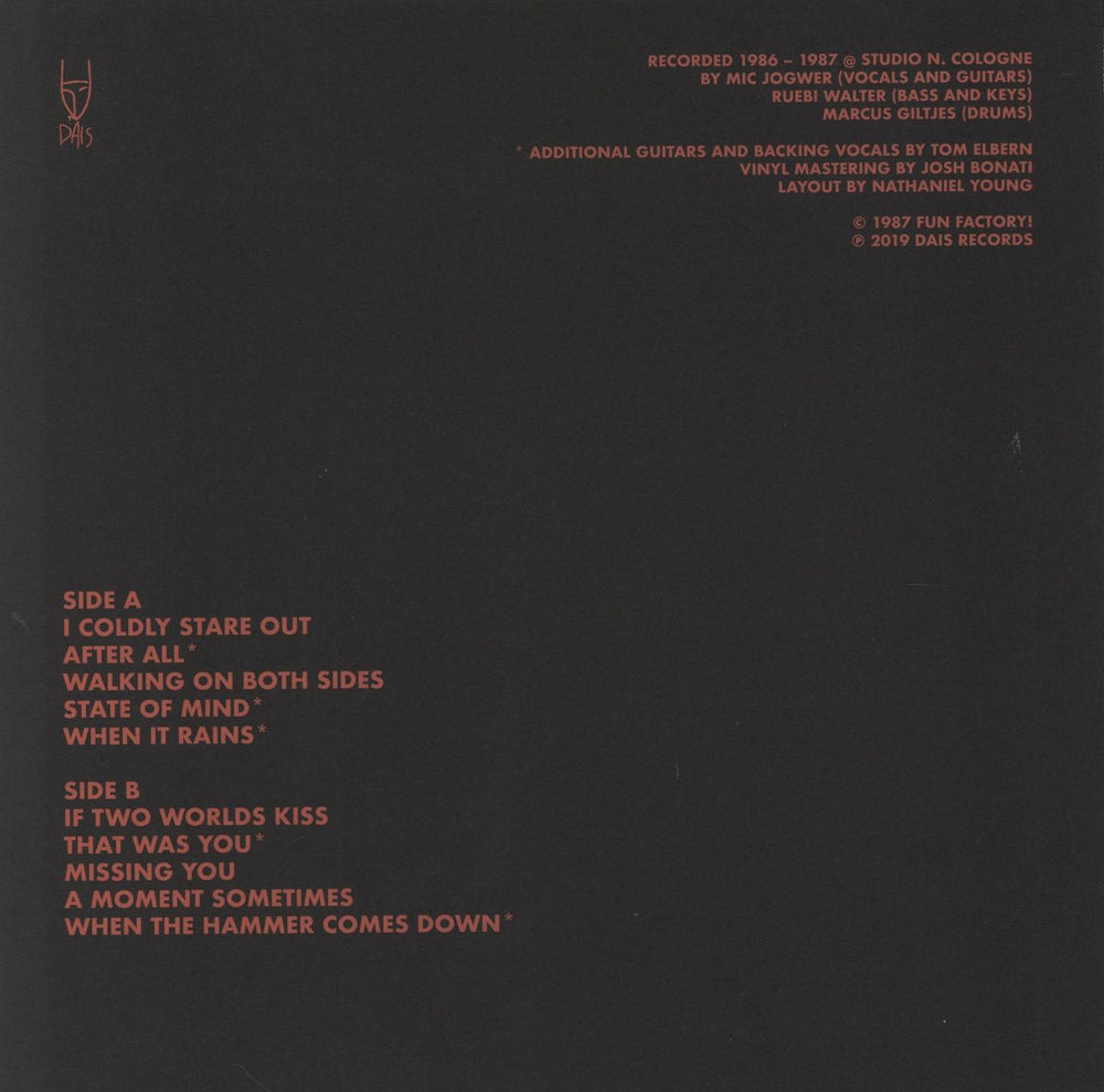 PINK TURNS BLUE If Two Worlds Kiss US vinyl LP album (LP record)