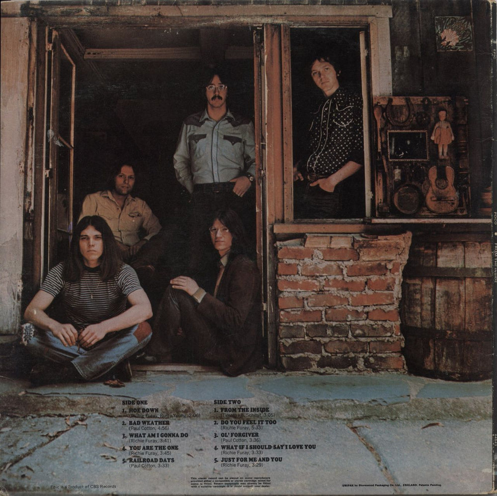 Poco From The Inside - Yellow label UK vinyl LP album (LP record)