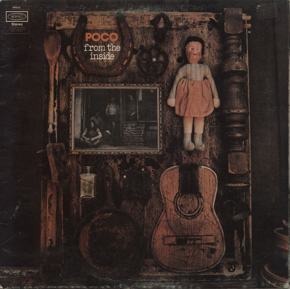 Poco From The Inside - Yellow label UK vinyl LP album (LP record) S EPC 64543
