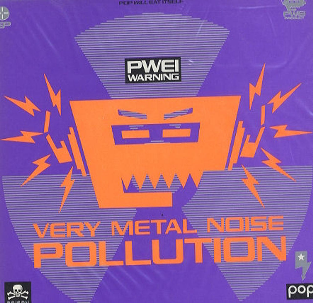 Pop Will Eat Itself Very Metal Noise Pollution EP UK 7" vinyl single (7 inch record / 45) PB43021