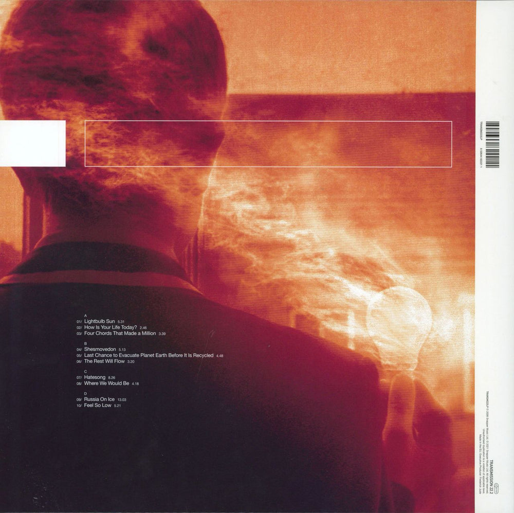 Porcupine Tree Lightbulb Sun UK 2-LP vinyl record set (Double LP Album) 802644822211