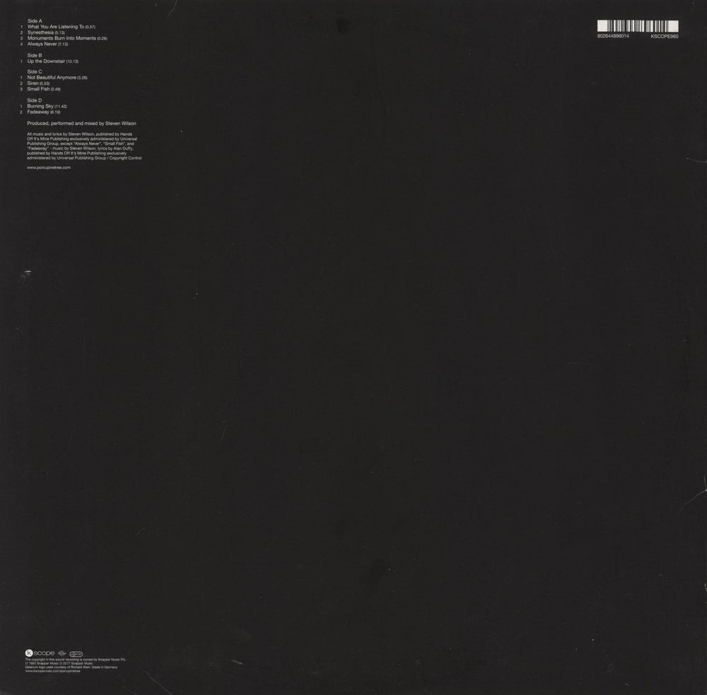 Porcupine Tree Up The Downstair - 180gm Vinyl German 2-LP vinyl record set (Double LP Album) 802644895611