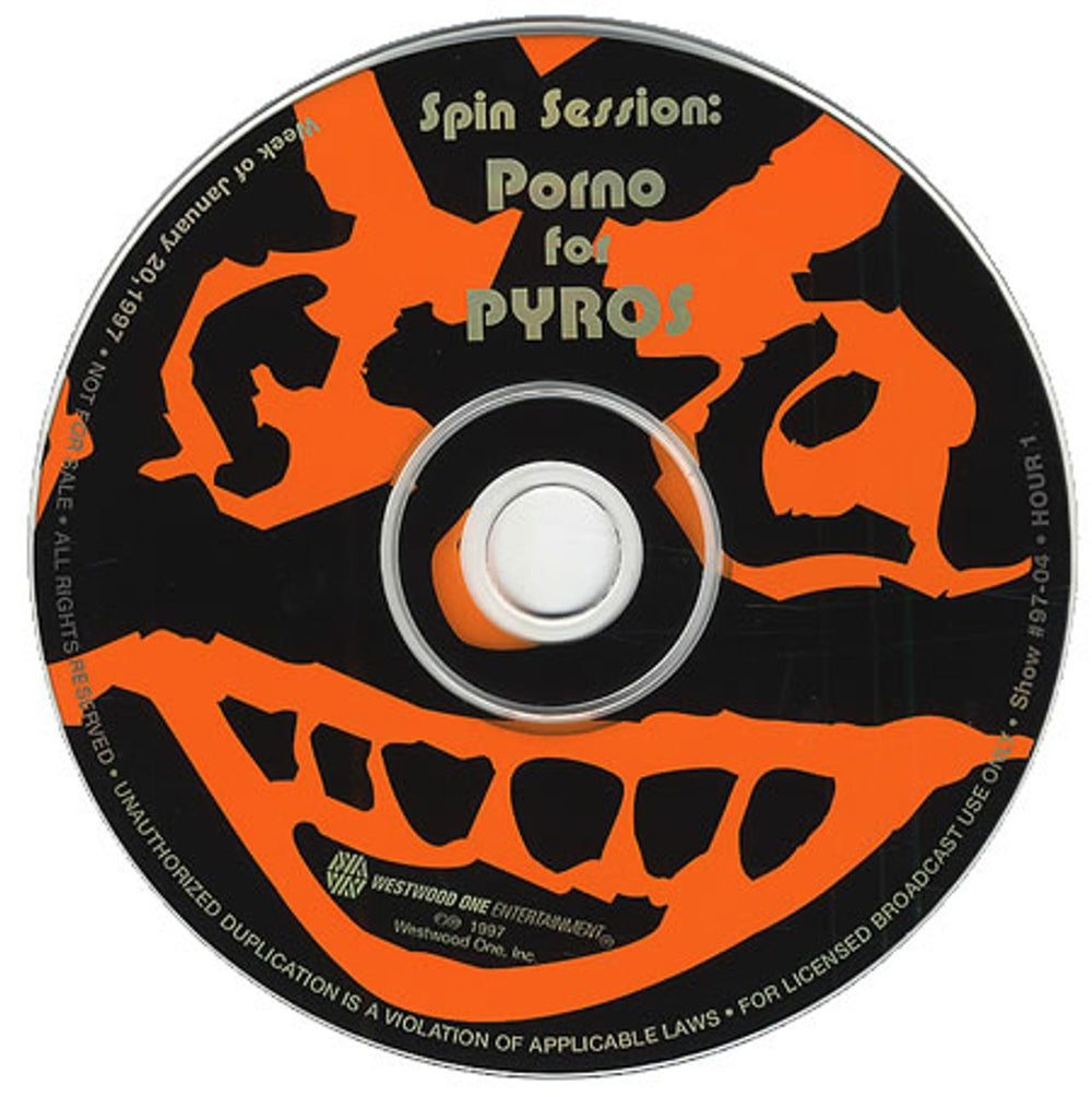 Porno For Pyros Spin Session US 2 CD album set (Double CD) #97-04