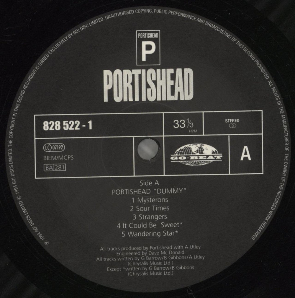 Portishead Dummy - 180 Gram - EX UK vinyl LP album (LP record) PSHLPDU857321