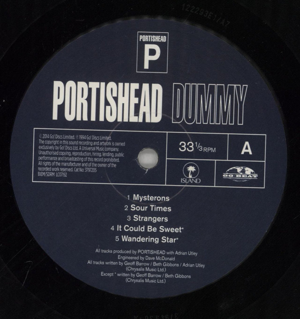 Portishead Dummy - 180gm UK vinyl LP album (LP record) PSHLPDU806668