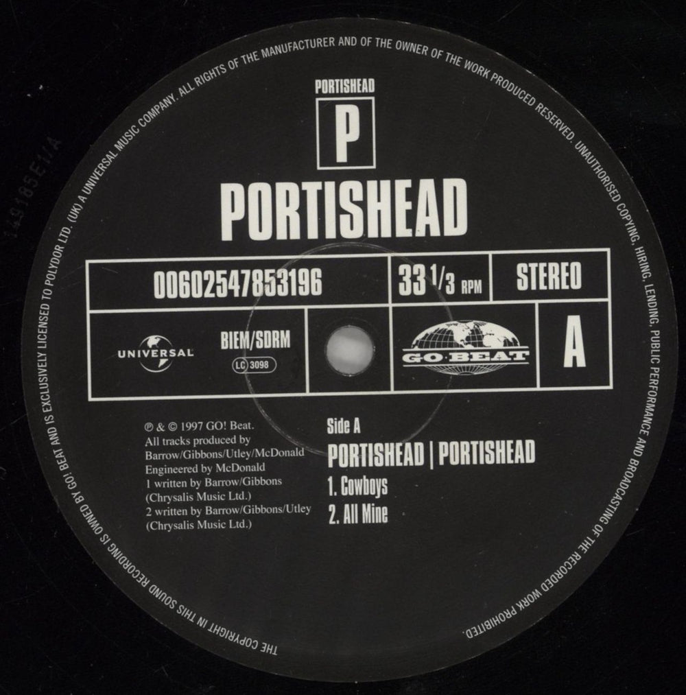 Portishead Portishead UK 2-LP vinyl record set (Double LP Album) PSH2LPO860960