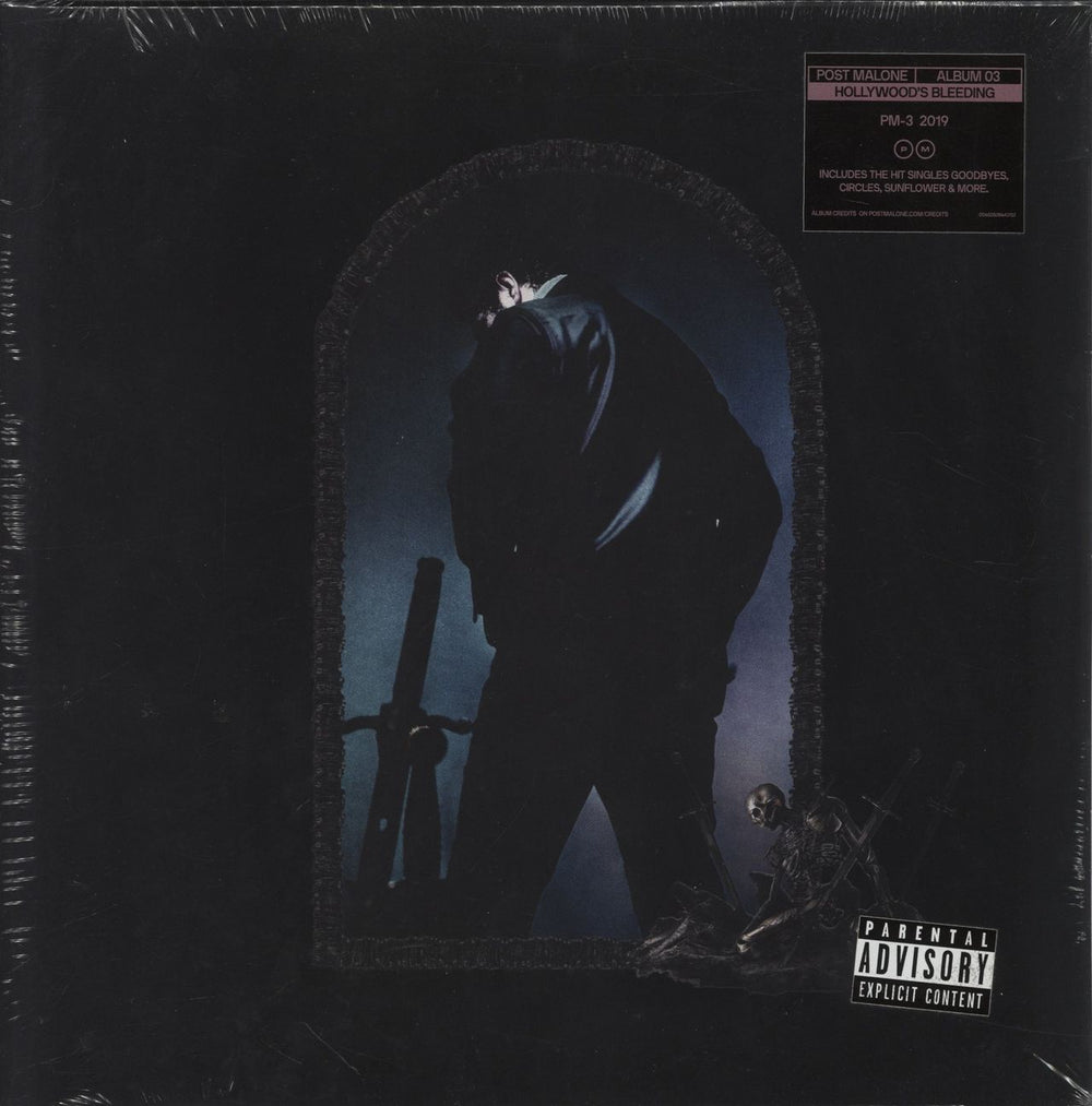 Post Malone Hollywood's Bleeding - Pink Vinyl - Sealed UK 2-LP vinyl record set (Double LP Album) 602508643132